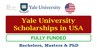 Yale University Fully Funded Scholarships for International Students.